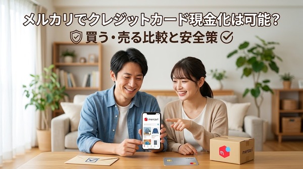 メルカリでクレジットカード現金化は可能？買う・売る比較と安全策